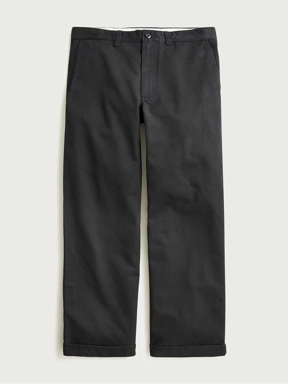 NWT J.Crew Giant-fit Chino Pant Black 34x32